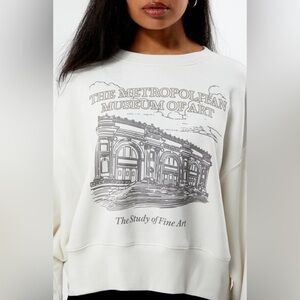 The MET x Pacsun Fine Art Sketch Crew Neck Sweatshirt Top